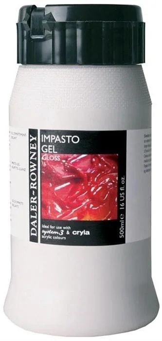 DALER ROWNEY YARDIMCI MALZEME AKRİLİK BOYA IMPASTO GEL GLOSS 500 ML 128500015