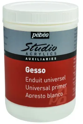 PEBEO YARDIMCI MALZEME AKRİLİK BOYA GESSO ASTAR 1 LT 524122