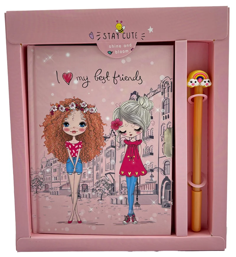 UNICK COLOR HATIRA DEFTERİ CITY GIRLS KALEMLİ KİLİTLİ 7975