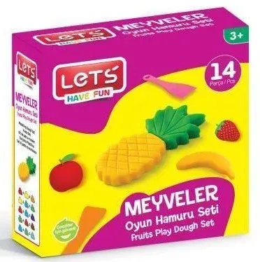 LETS OYUN HAMURU SET MEYVELER SETİ L8596