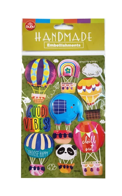 BU-BU HANDMADE STICKERS BALONLAR 12,5X23,5 BUBU-HMSB-308