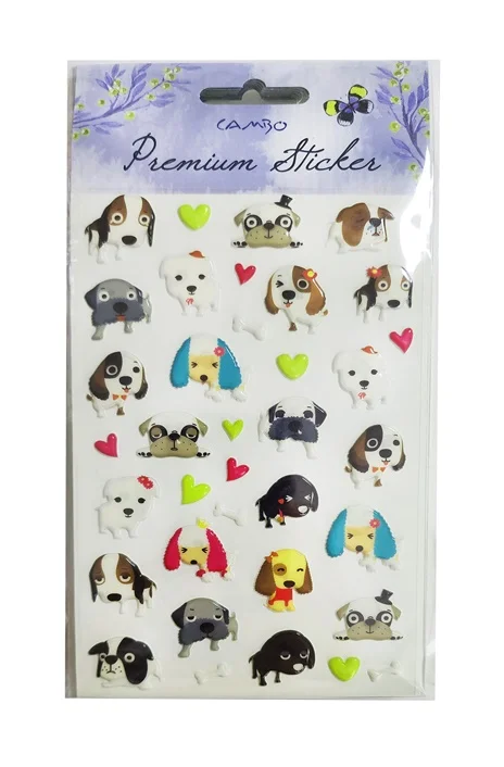 BU-BU PUF KÖPEK STICKER BUBU-CAS-01-030
