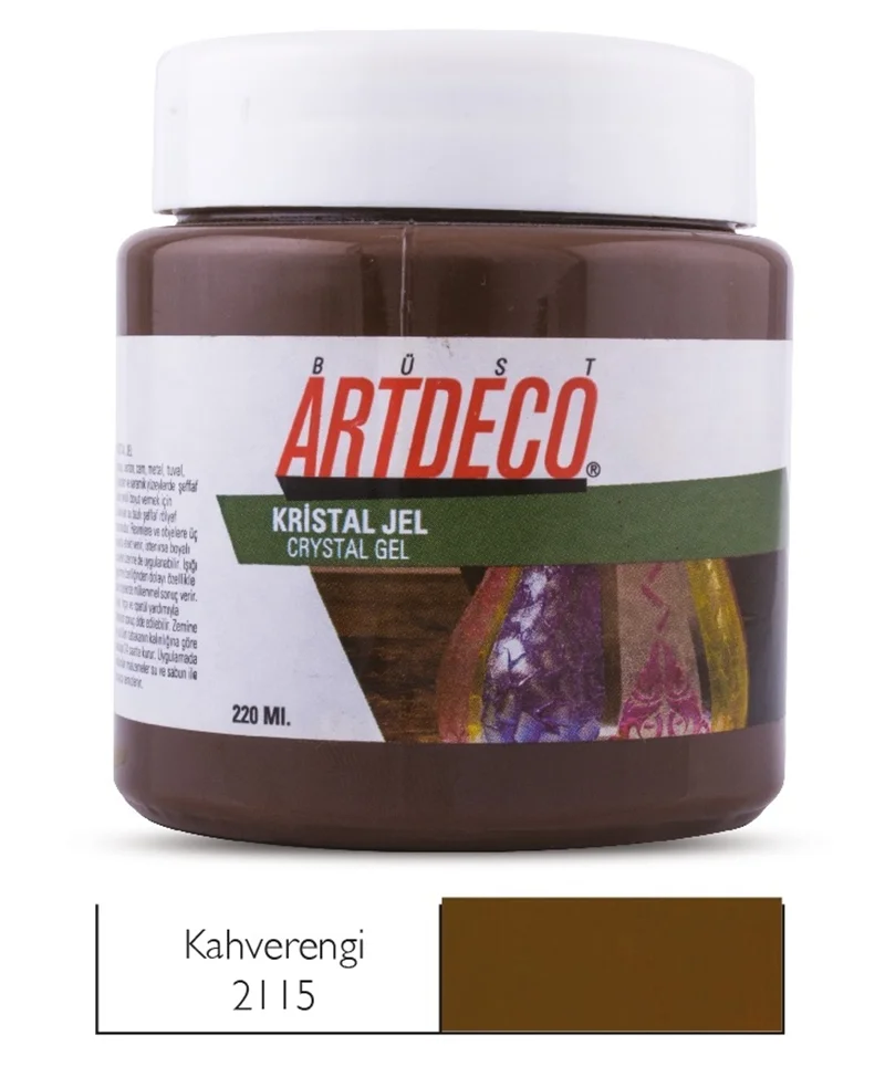 ARTDECO KRİSTAL JEL 220 ML KAHVERENGİ Y-054N 2115