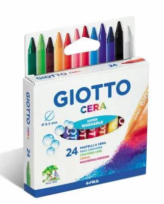 GIOTTO MUM BOYA CERA 24 LÜ ASKILI PAKET 282200