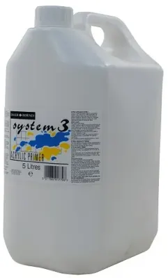 DALER ROWNEY YARDIMCI MALZEME AKRİLİK BOYA SYSTEM 3 BEYAZ ASTAR 5 LT 127500012