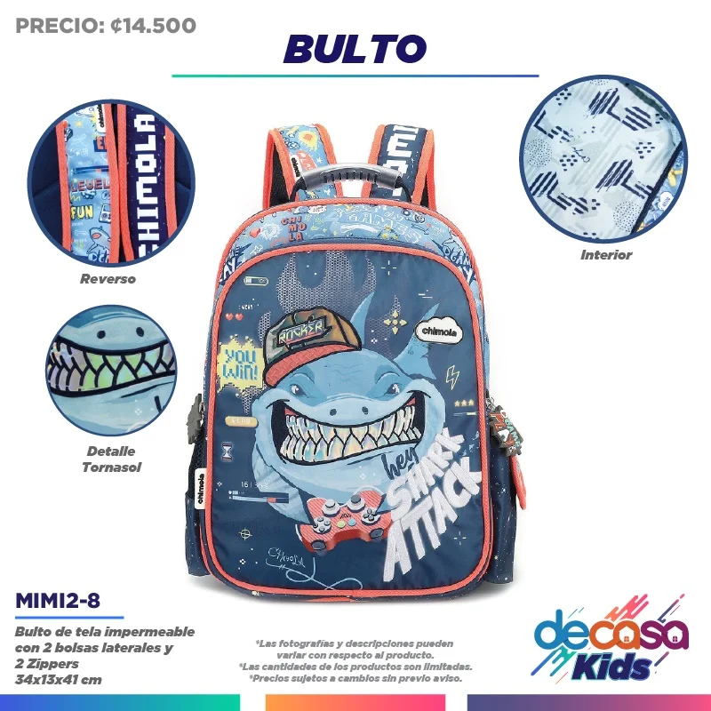 CHIMOLA SHARK 16" SIRT ÇANTASI (CH18316) CHM-CN0010-1