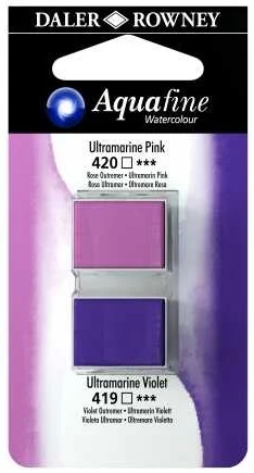 DALER ROWNEY SULU BOYA TABLET H/P SET 08 131017008 ULTRAMARINE PINK/ULTRAMARINE VIOLET