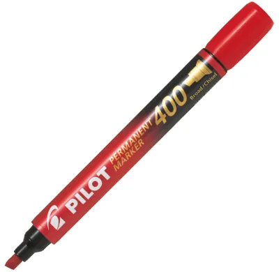 PILOT PERMANENT MARKER KESİK UÇ 400 SCA-400-R KIRMIZI