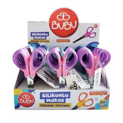 PASİF BU-BU SİLİKON MAKAS 30'LU (SH106-01) BUBU-MK0005