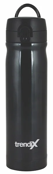 TRENDIX MATARA ÇELİK İÇLİ 500 ML METAL SİYAH U5000-SI