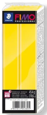 FIMO PROFESSIONAL MODELLEME KİLİ 454 GR DOĞAL SARI 8041-100