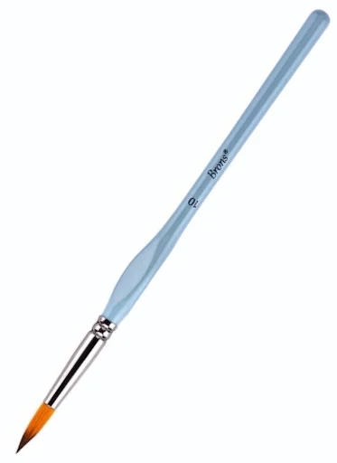 BRONS SULU-AKRİLİK BOYA FIRÇASI 123 SERİSİ ÜÇGEN SAP NO:10 ASKILI BLS. BR-2036