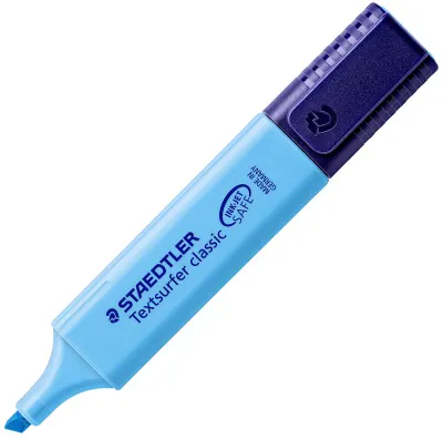 STAEDTLER FOSFORLU KALEM TEXTSURFER CLASSIC MAVİ 364-3