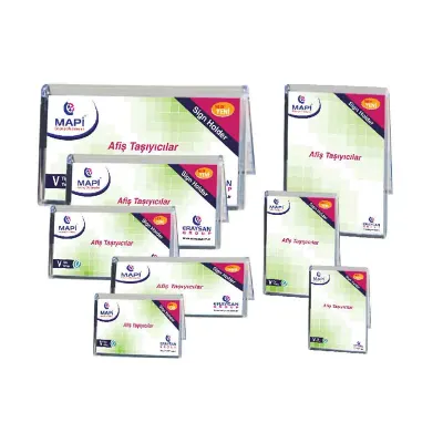 MAPİ AFİŞ TAŞIYICI V TİPİ YATAY 297X160 534 25 40