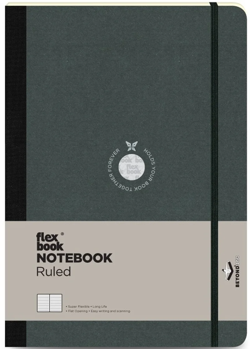 FLEX BOOK DEFTER 17x24 SİYAH 192SF.ÇİZGİLİ  FB 10