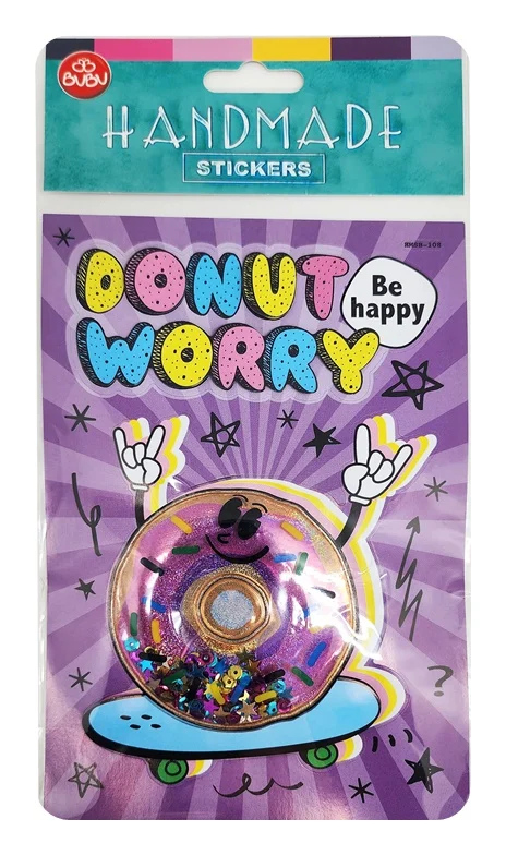 BU-BU HANDMADE STICKERS DONUT 12,5X23,5 BUBU-HMSB-108