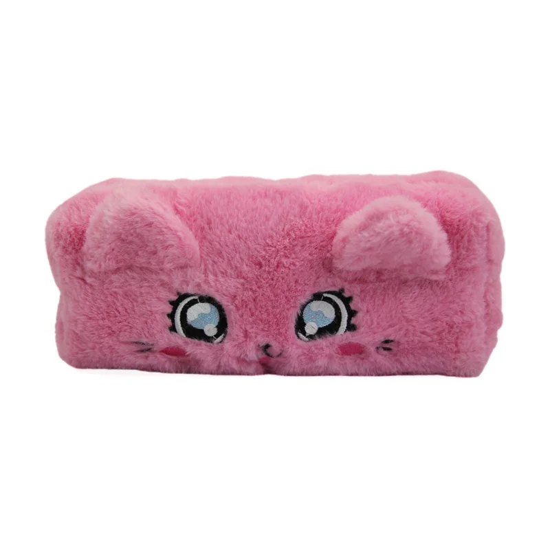 PASİF B&amp;D PELUŞ SEVİMLİ KEDİ PEMBE KALEMKUTU BD-KCS275