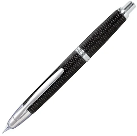 PILOT DOLMA KALEM CAPLESS RHODIUM ACCENTS GRAPHITE SİYAH MEDIUM FC-1500RRRK-W-M