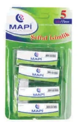 MAPİ İSİMLİK YUVARLAK 45MM ŞEFFAF 5Lİ 501 01 36