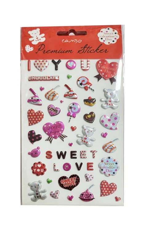 BU-BU PUF I LOVE YOU STICKER BUBU-CAS-01-006