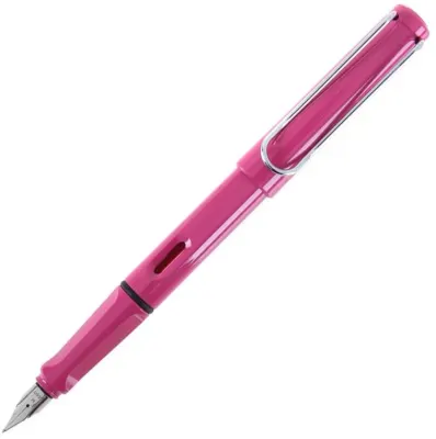 LAMY DOLMA KALEM SAFARI METAL KLİPS PEMBE M UÇ 13P-M
