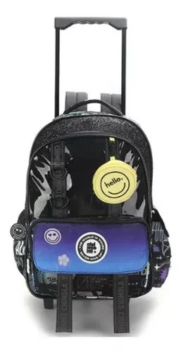 CHIMOLA EMOJI BLACK 17" SIRT ÇANTASI (TR16) CHM-CN0016-3