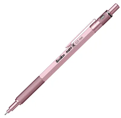 SCRIKSS OFFICE VERSATİL KALEM MATRI-X 0.5 ŞEFFAF AMBALAJ METALİK AÇIK PEMBE