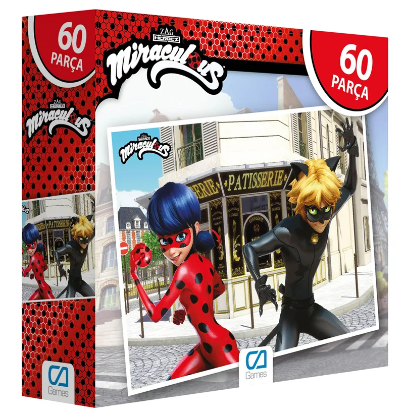 CA GAMES PUZZLE 60 PARÇA MİRACULOUS 5102