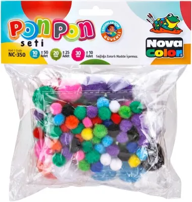 NOVA COLOR PONPON SETİ NC-350