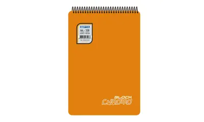 GIPTA BLOKNOT CHROMO BLOCK A5 SPİRALLİ PP KAPAK 80 YP. DÜZ 3625