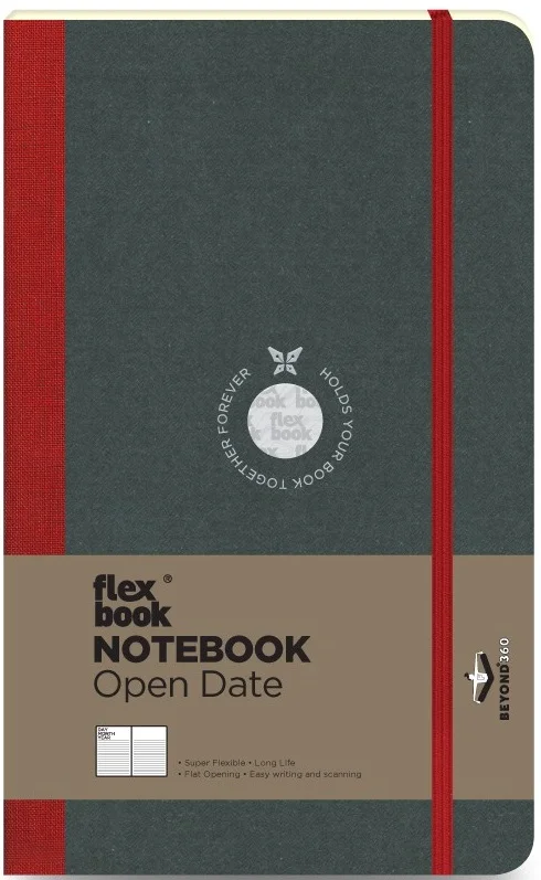 FLEX BOOK DEFTER 13x21 KIRMIZI 160SF.ÇİZGİLİ  FB 24