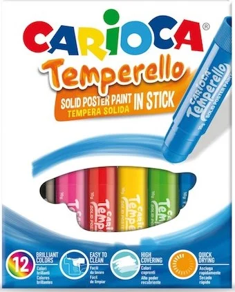 CARIOCA POSTER BOYA KALEMİ STICK 12 Lİ 42738