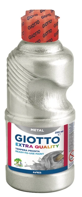 GIOTTO GUAJ BOYA 250 ML METALİK GÜMÜŞ 531402
