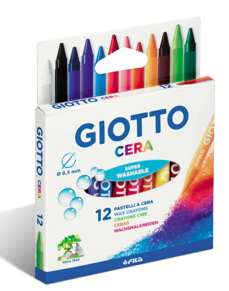 GIOTTO MUM BOYA CERA 12 LI ASKILI PAKET 281200