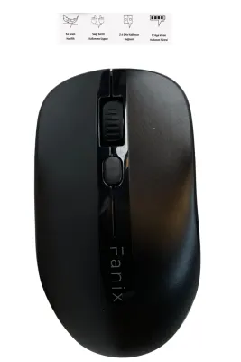 FANIX MOUSE KABLOSUZ 6078 PİLLİ SİYAH MOU-6078