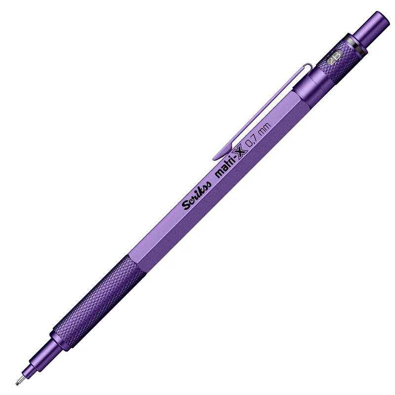 SCRIKSS OFFICE VERSATİL KALEM MATRI-X 0.7 ŞEFFAF AMBALAJ METALİK MOR