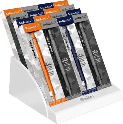 SCRIKSS OFFICE VERSATİL KALEM MATRI-X 0.7 16 LI STAND YENİ RENKLER