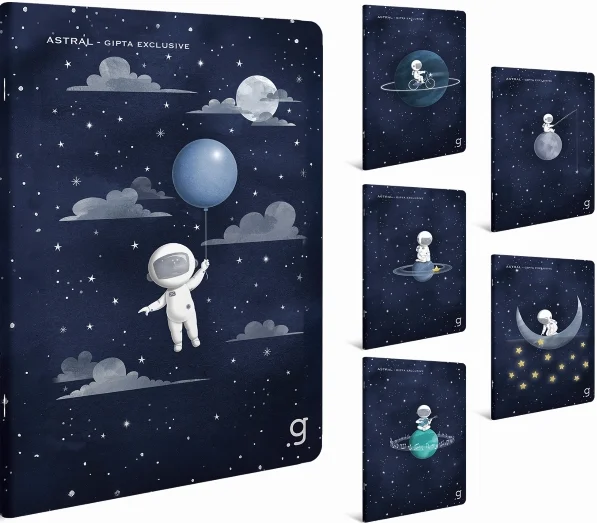 GIPTA DEFTER ASTRAL 17x24 DİKİŞLİ KARTON KAPAK 60 YP ÇİZGİLİ 7389