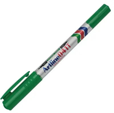 ARTLINE PERMANENT MARKÖR TWIN MARKER ÇİFT UÇLU 041T YEŞİL A-EK-041T GREEN