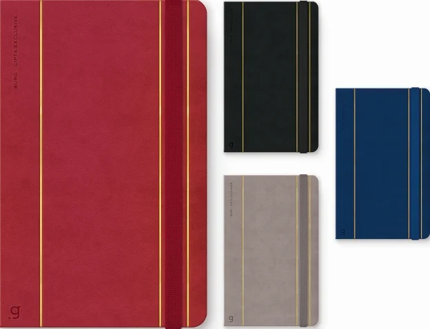 GIPTA DEFTER BURG 9x14 DİKİŞLİ FLEXI KAPAK 80 YP ÇİZGİSİZ 7369