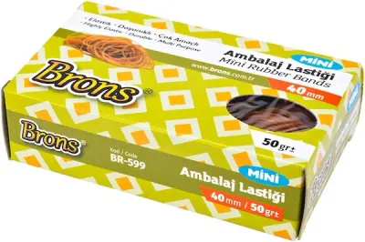 BRONS AMBALAJ LASTİĞİ   50g MİNİ BR-599