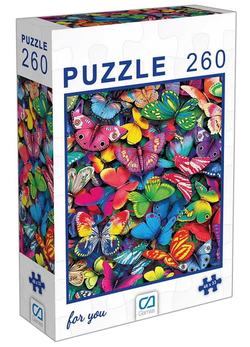 CA GAMES PUZZLE 260 PARÇA KELEBEKLER 6007