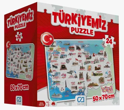 CA GAMES PUZZLE 24 PARÇA TÜRKİYEMİZ YER 5079