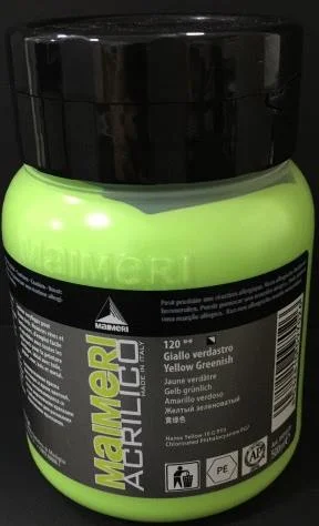 MAIMERI AKRİLİK BOYA ACRILICO SERİSİ 500 ML GREENISH YELLOW 934120
