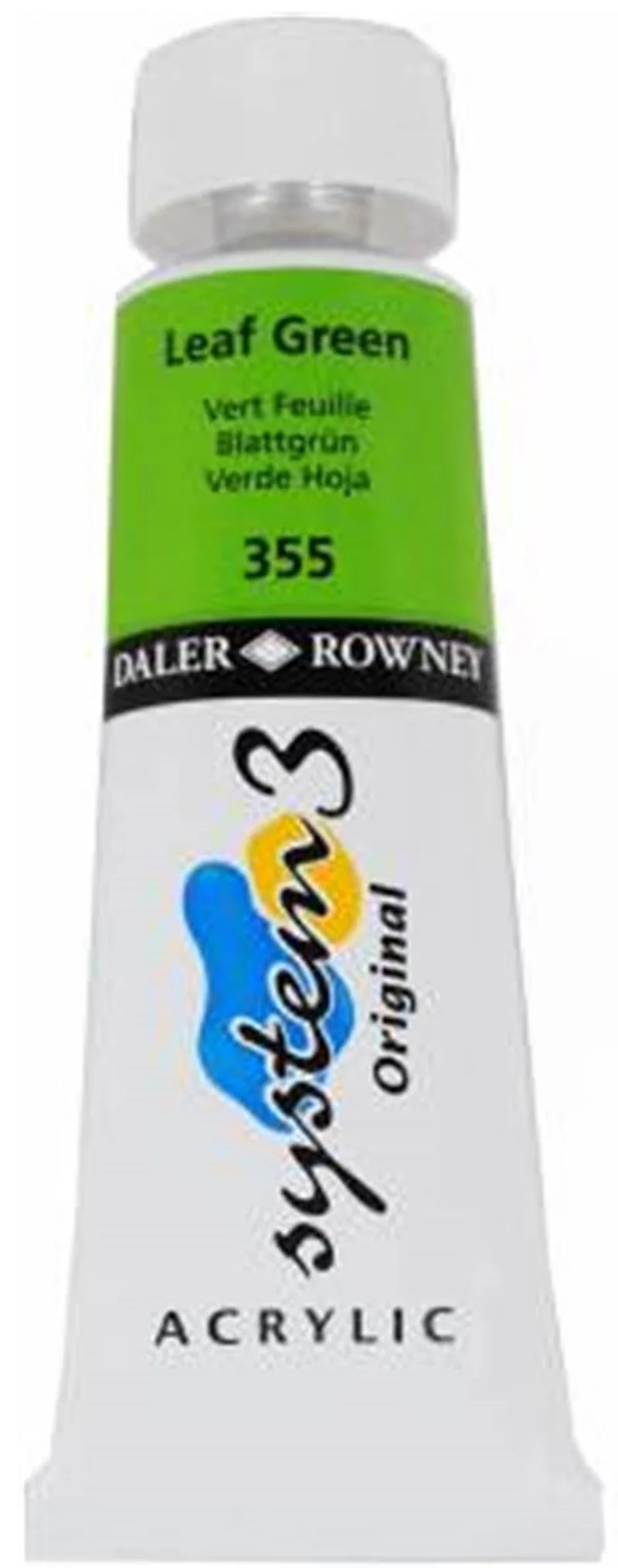 DALER ROWNEY AKRİLİK BOYA SYSTEM 3 ORIGINAL SERİSİ 75 ML LEAF GREEN 129075355