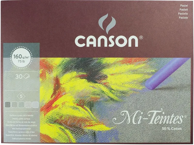 CANSON PASTEL BOYA BLOĞU 32x41 160 GR 30 SF 5CL GREY 400030145