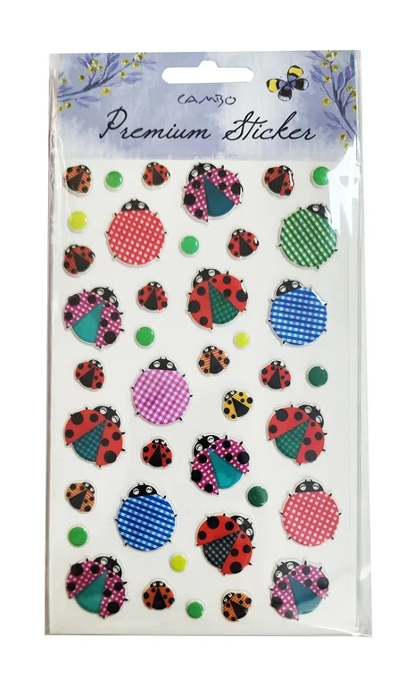 BU-BU PUF UĞURBÖCEĞİ STICKER BUBU-CAS-01-032
