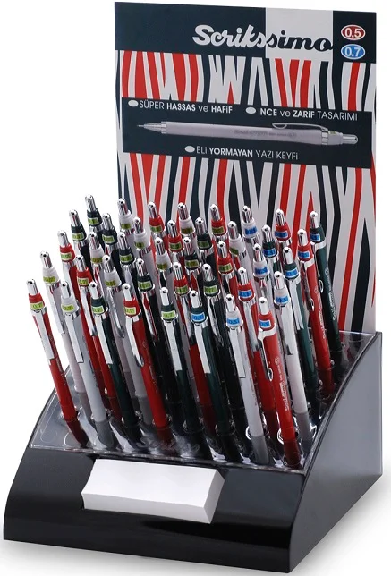 SCRIKSS OFFICE VERSATİL KALEM SIMO COLOR 0.5 - 0.7 40 LI STAND