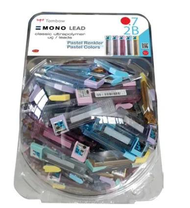 TOMBOW MİN MONO LEAD 0.7 2B KAVANOZ SET PASTEL TÜP (288 ADET) T-ST-K2-RG 072B