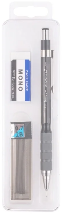 TOMBOW VERSATİL KALEM SH-300 GRIP OKUL SETİ 0.7 SİYAH KUTULU T-SH-GR11 R7.K3